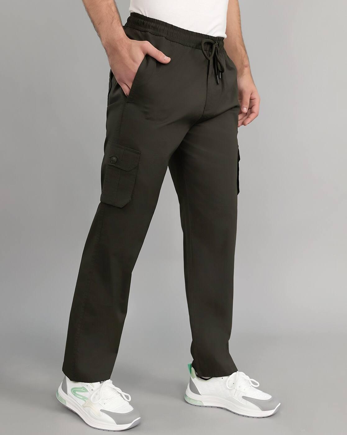 Men Mid-Rise Straight Track Pants