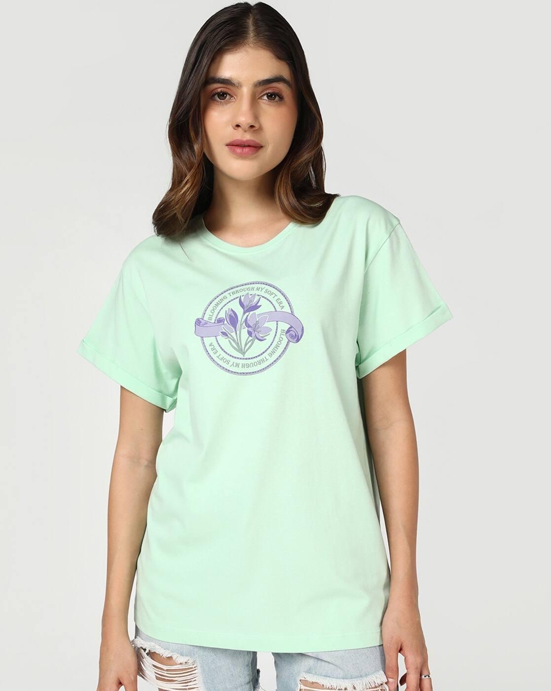 Women Graphic Print Boyfriend Fit T-Shirt