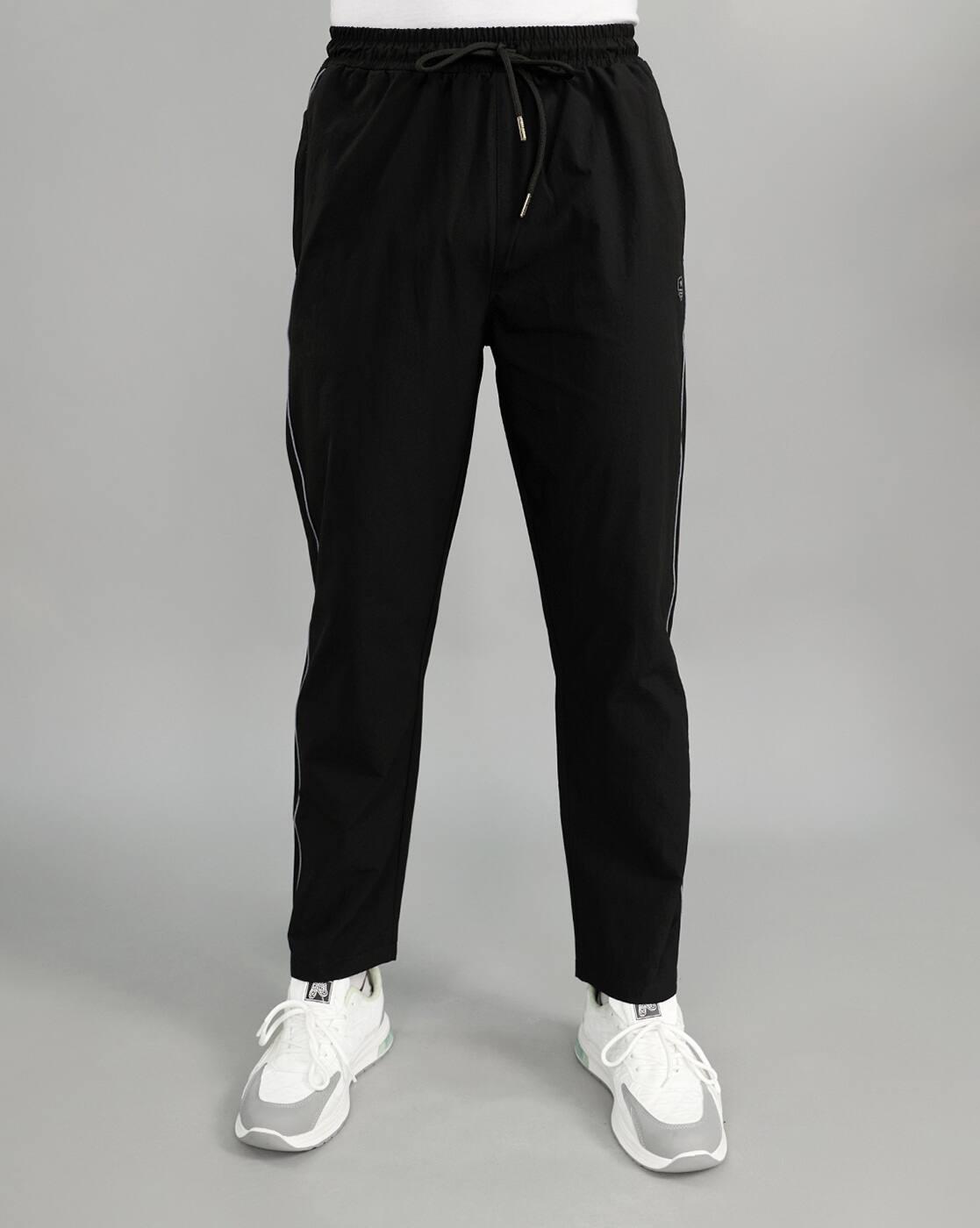 Men Mid-Rise Straight Track Pants