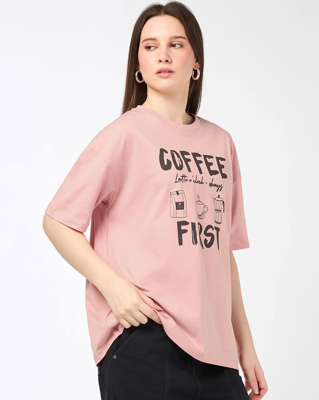 Women's Graphic Print Oversized Fit T-Shirt