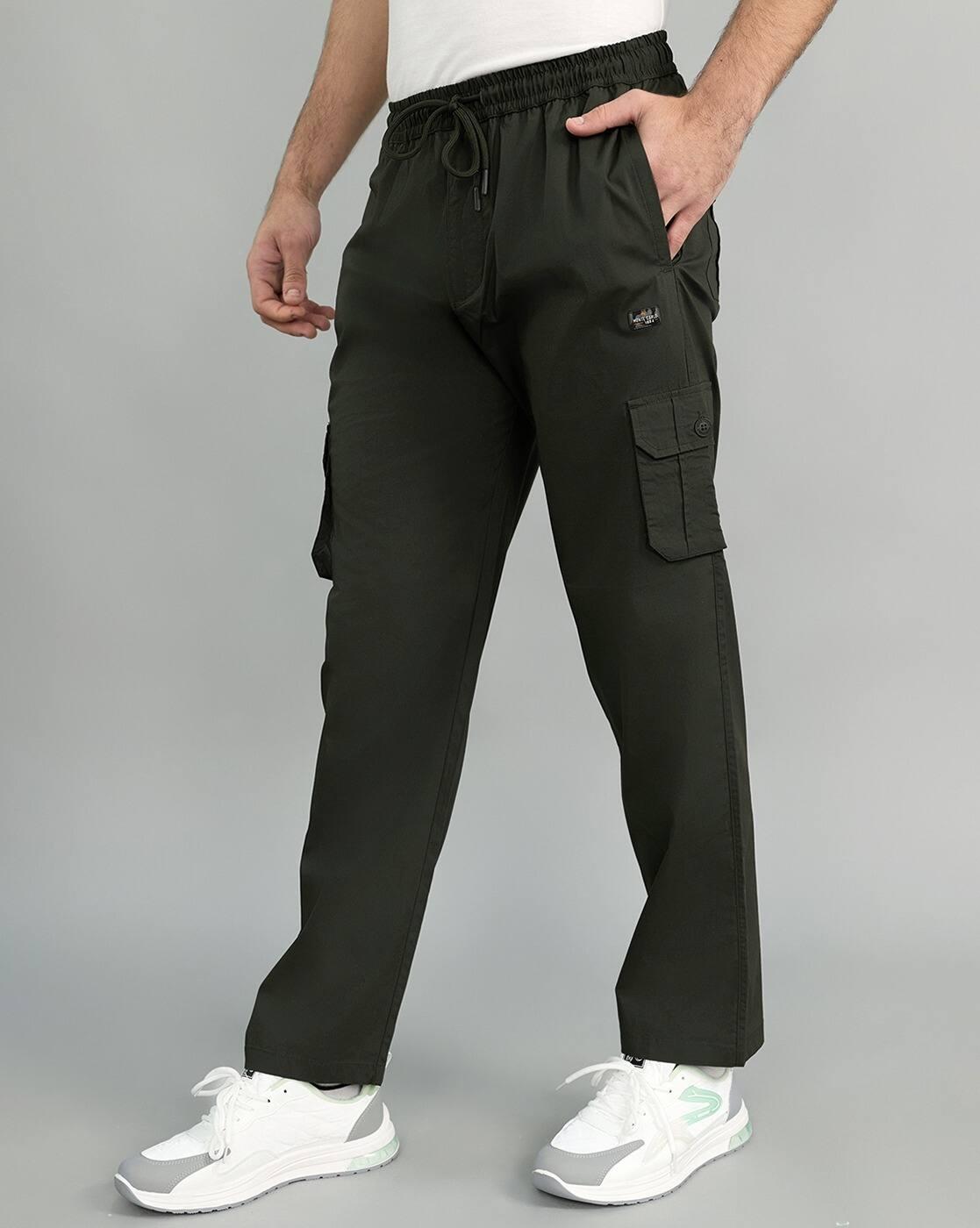 Men Mid-Rise Straight Track Pants