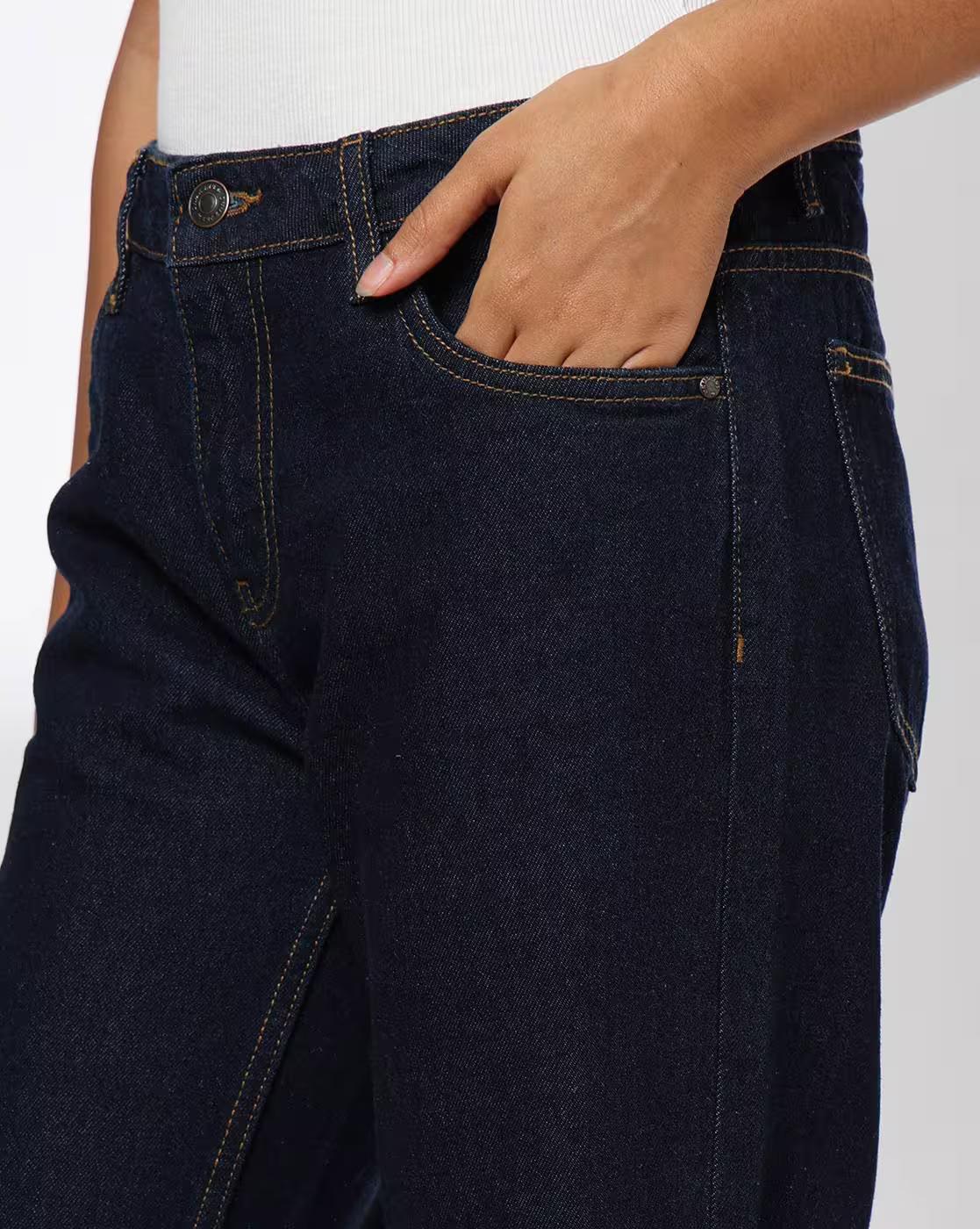 Women Lightly Washed Flared Jeans
