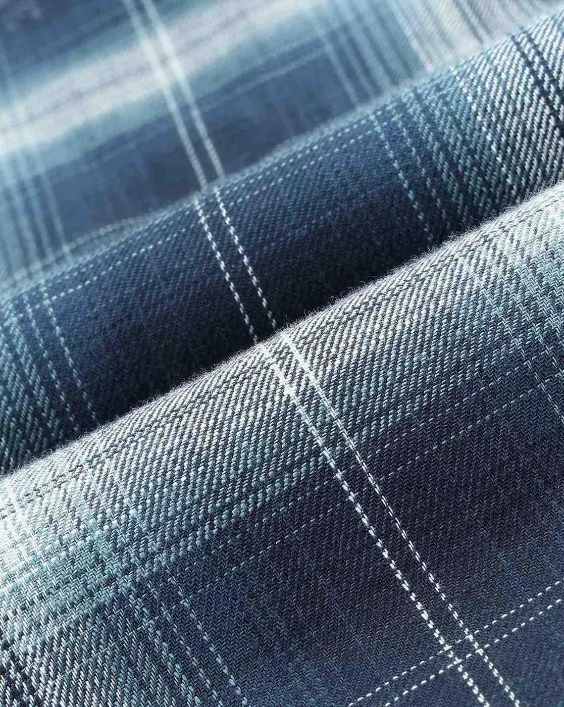 Twill Plaid Checked Shirt