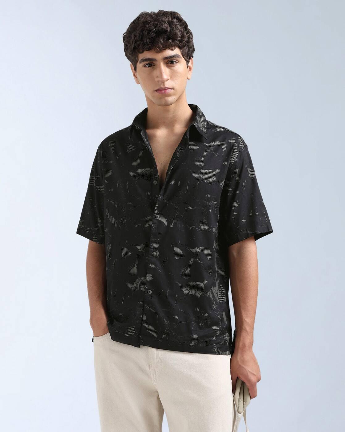 All Over Printed Relaxed Fit Shirt