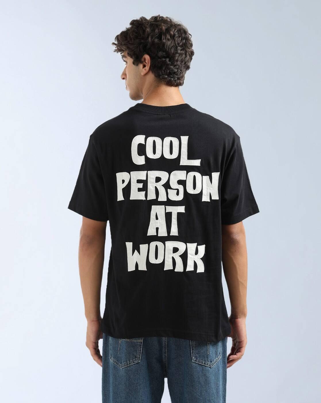 Typographic Printed Corp Slay T-Shirt