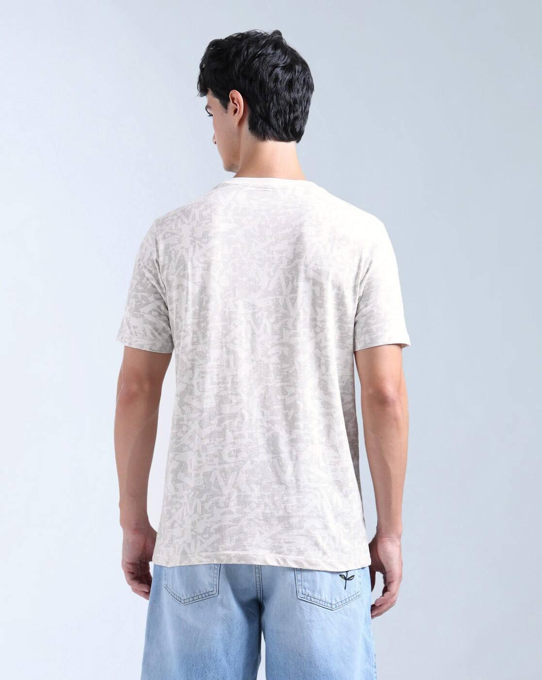 Abstract Printed Essentials Regular Fit T-Shirt