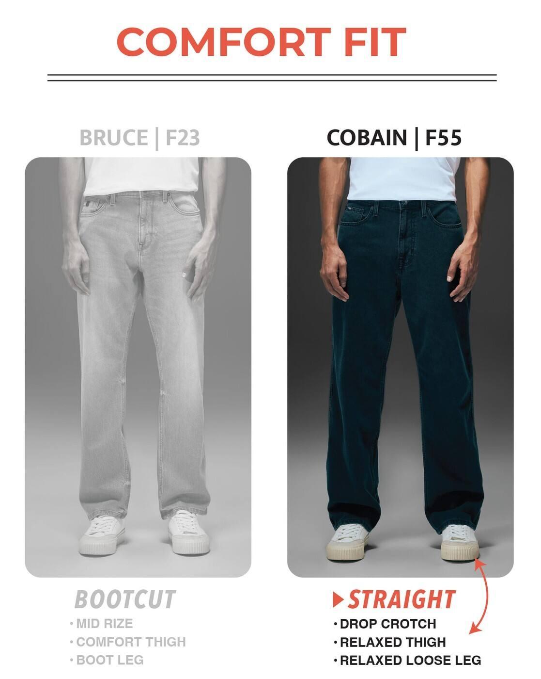 Men Cobain 90'S Loose Fit Mid-Rise Jeans