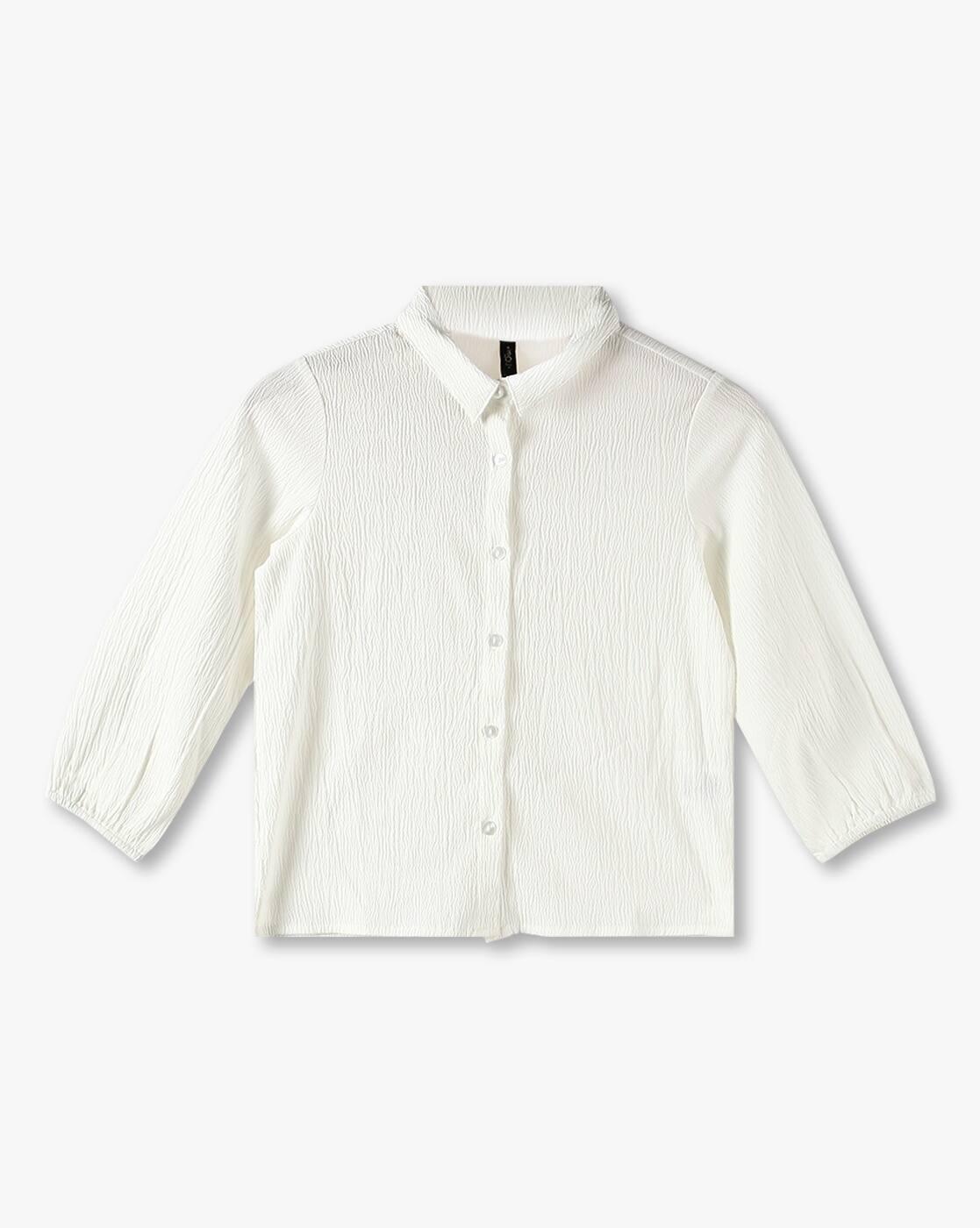 Girls Checked Fit & Flare Dress & Shirt Set