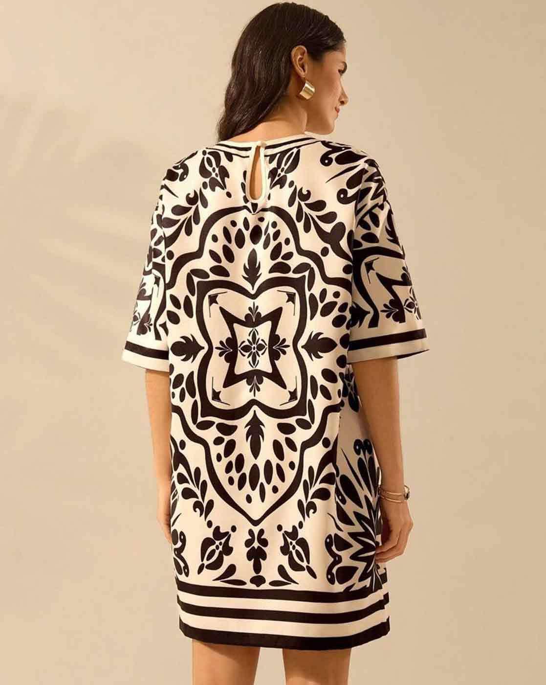 Women Floral Fit and Flare Dress
