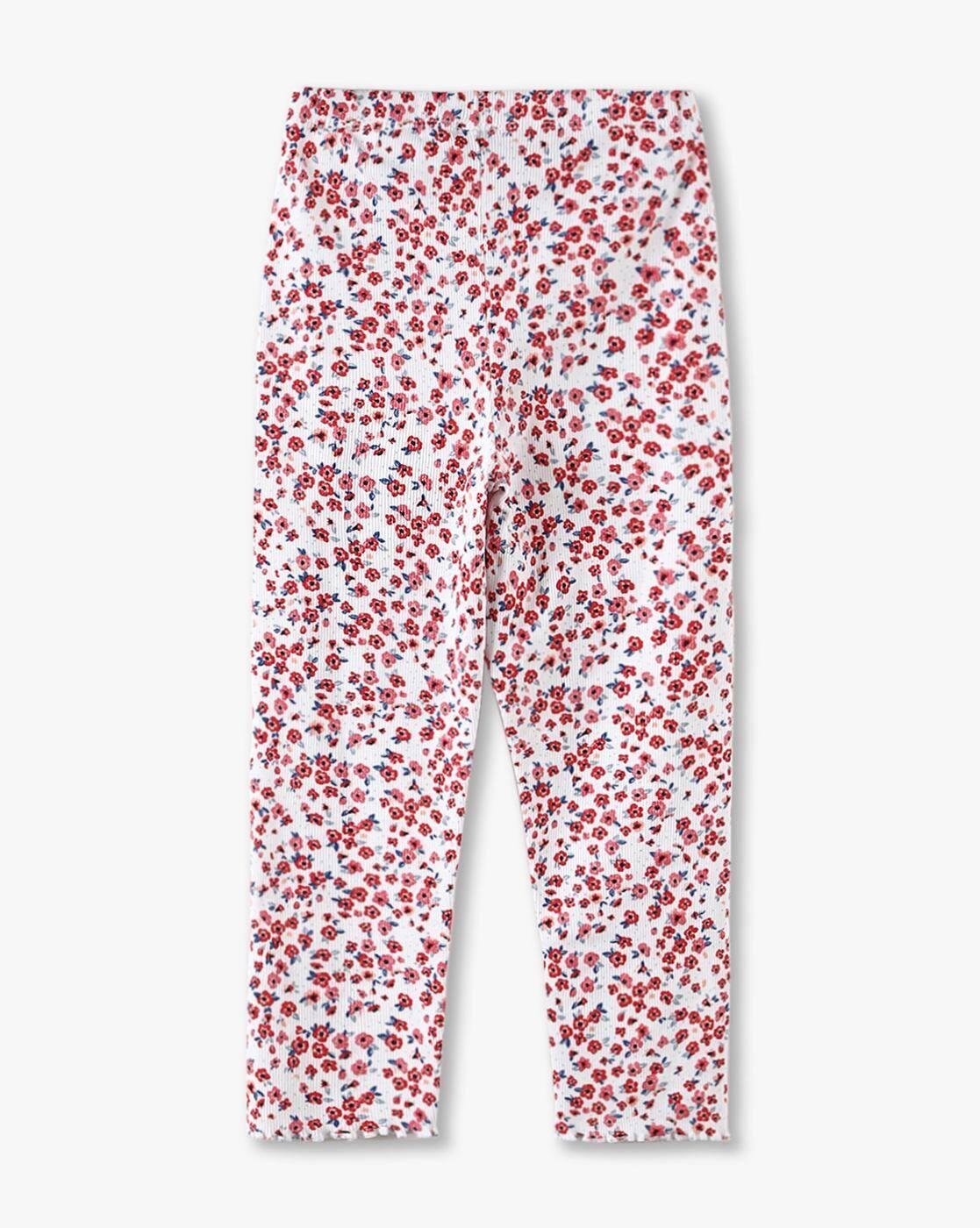 Girls All-Over Ditsy Floral Print Leggings