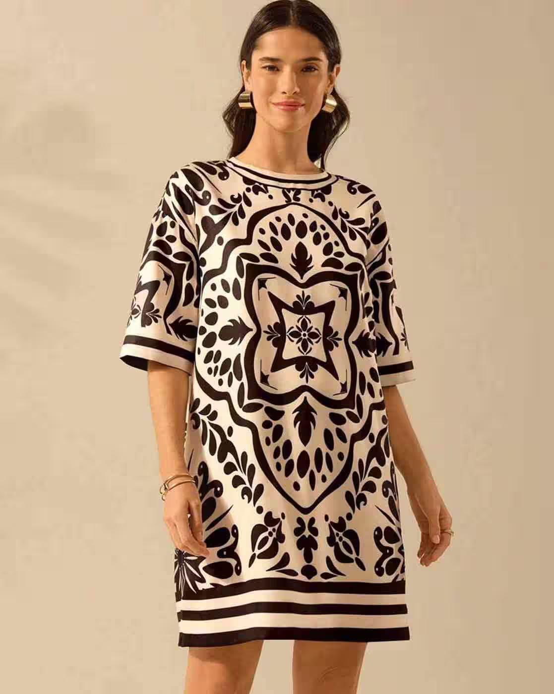 Women Floral Fit and Flare Dress
