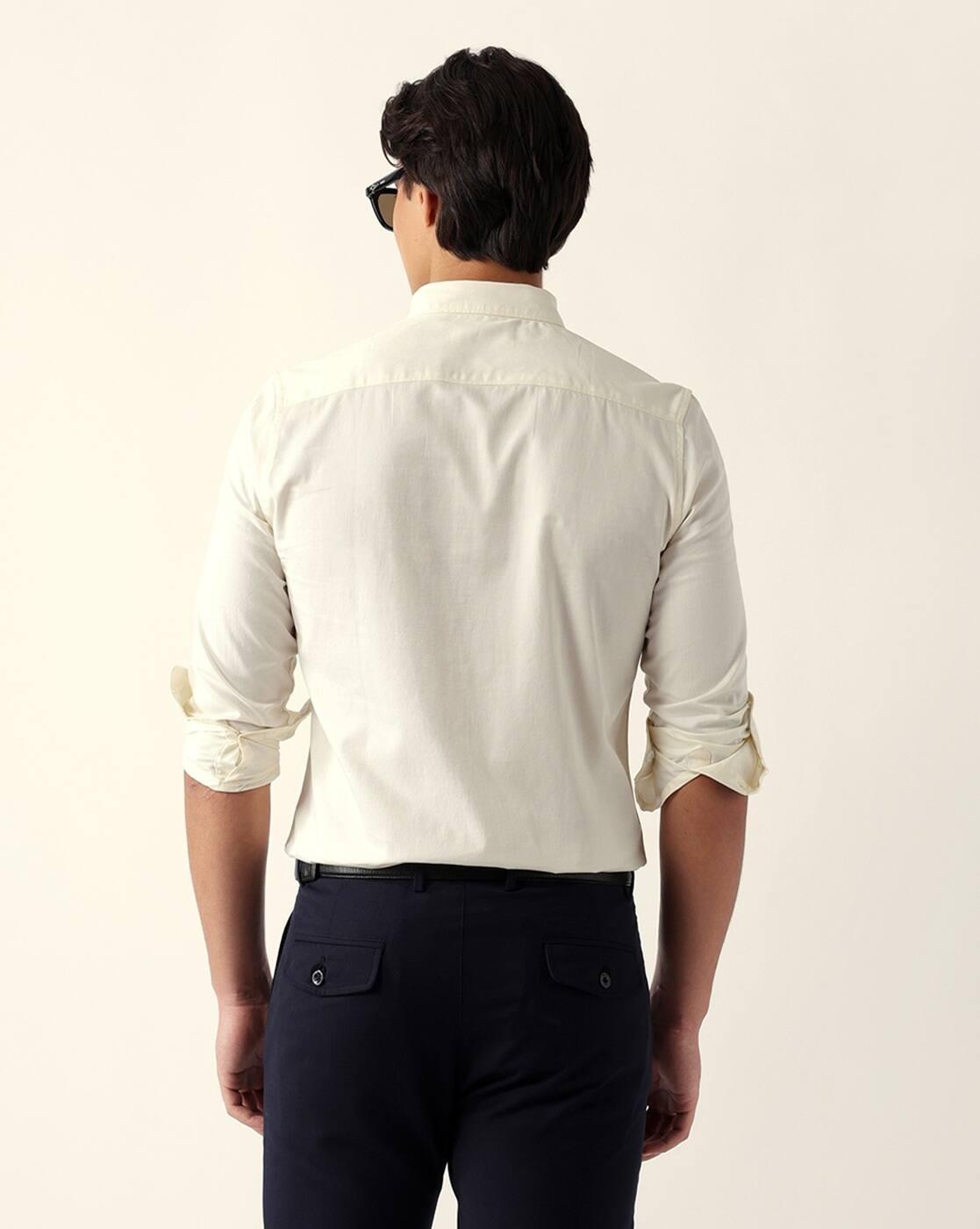 Men Cotton Slim Fit Casual Shirt