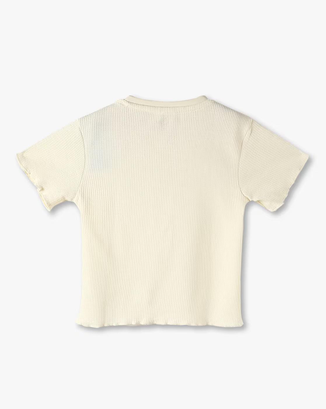 Girls Patterned Regular Fit Round-Neck T-Shirt