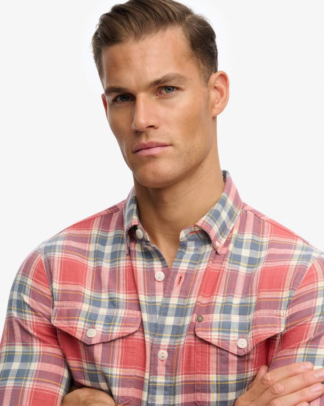 Merchant Lite Checked Regular Fit Shirt