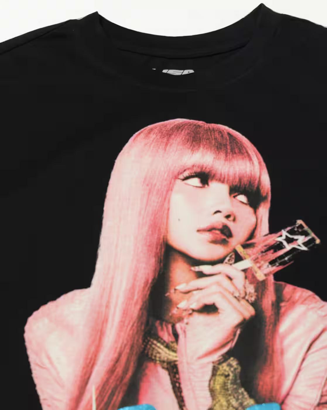 Women Graphic Print Oversized Crew-Neck T-Shirt