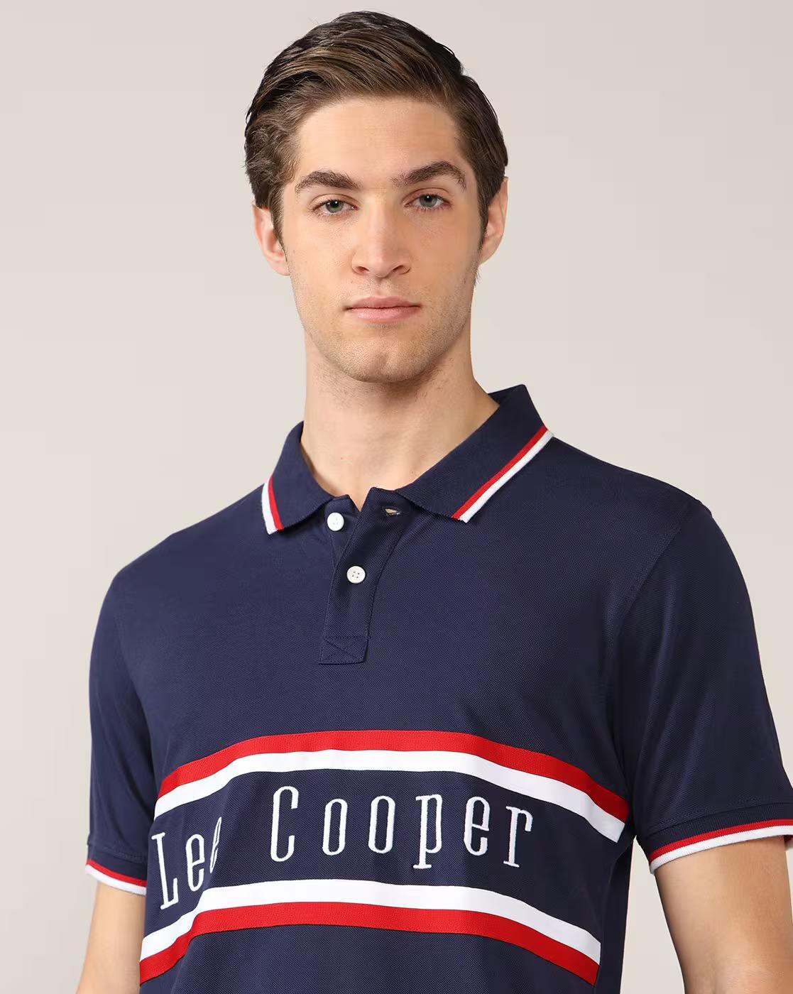 Men Brand Embroidered Regular Fit Polo T-Shirt