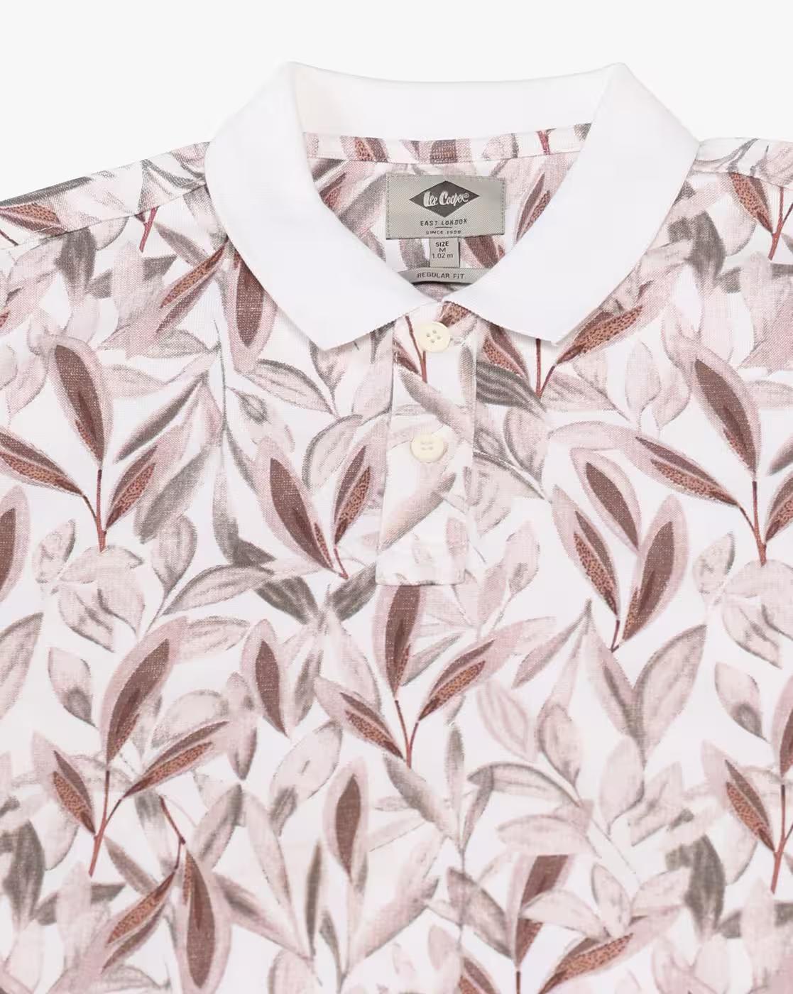Men All-Over Print Regular Fit Polo T-Shirt