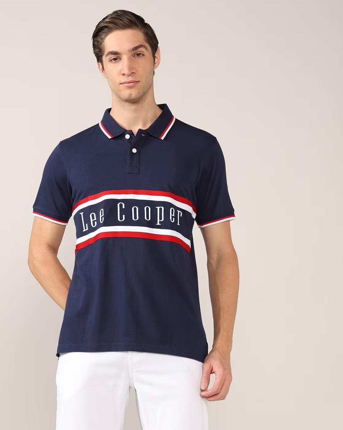 Men Brand Embroidered Regular Fit Polo T-Shirt