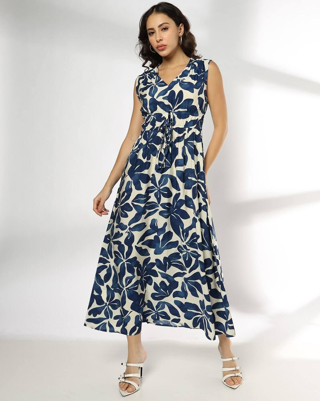 Women Floral Print A-Line Dress