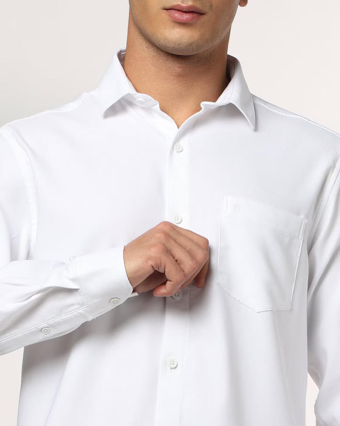 Men Slim Fit Stretchable Casual Shirt
