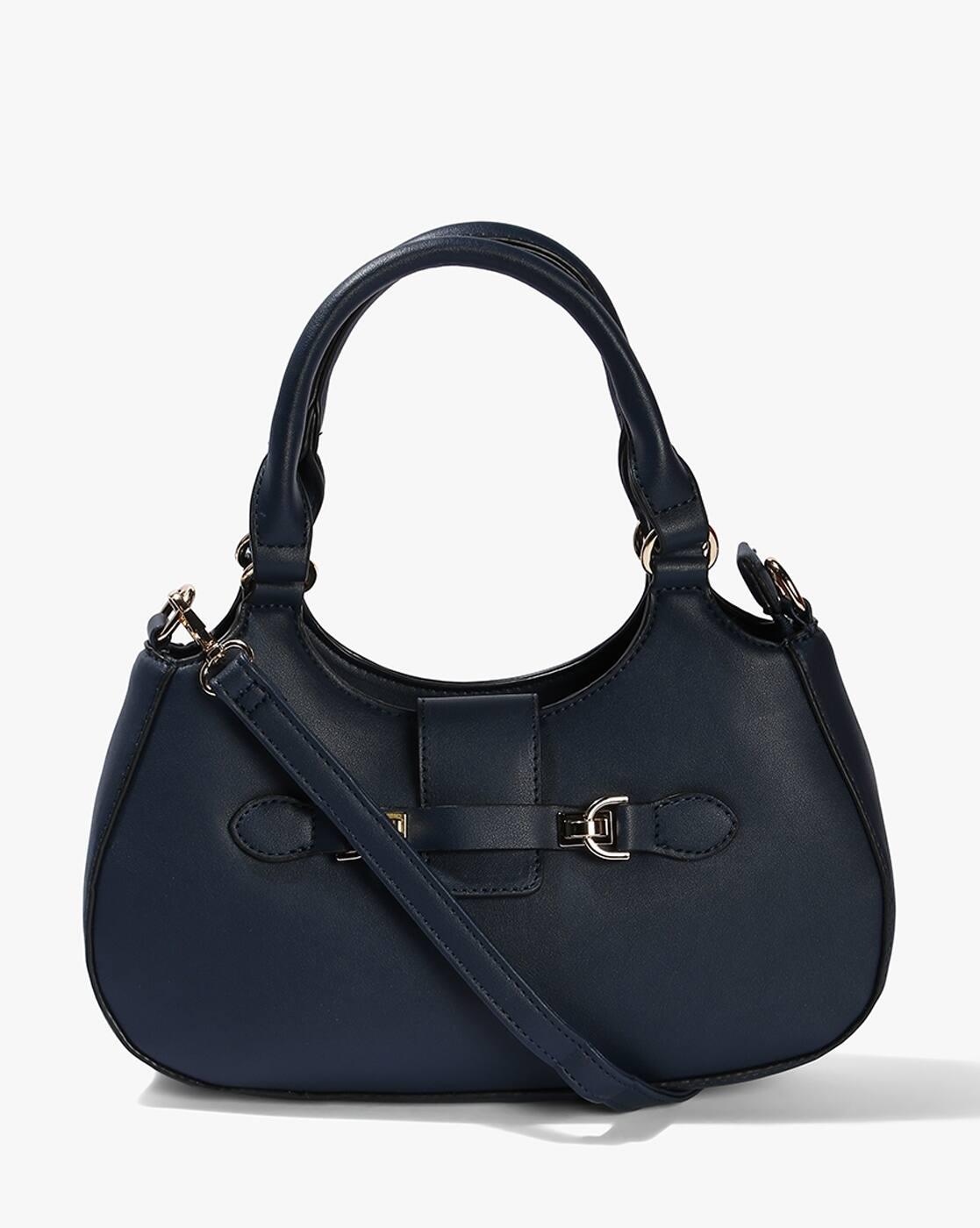 Women PU Satchel with Detachable Strap