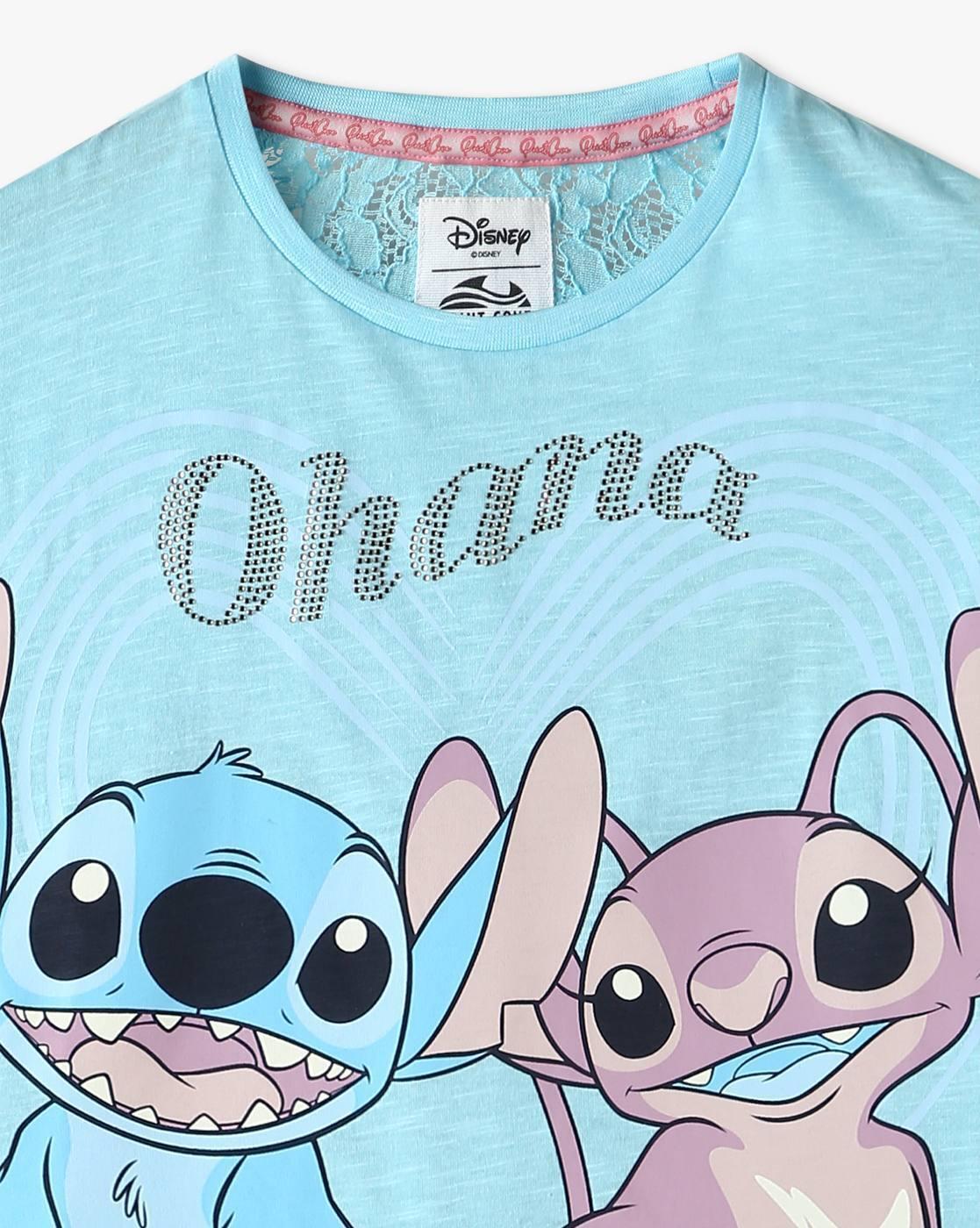 Girls Lilo & Stitch Print T-Shirt