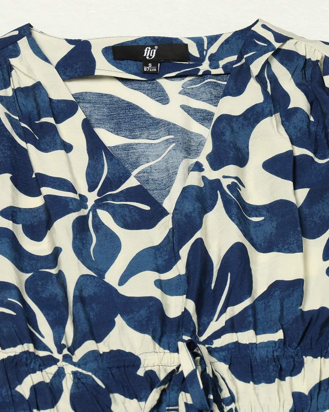 Women Floral Print A-Line Dress