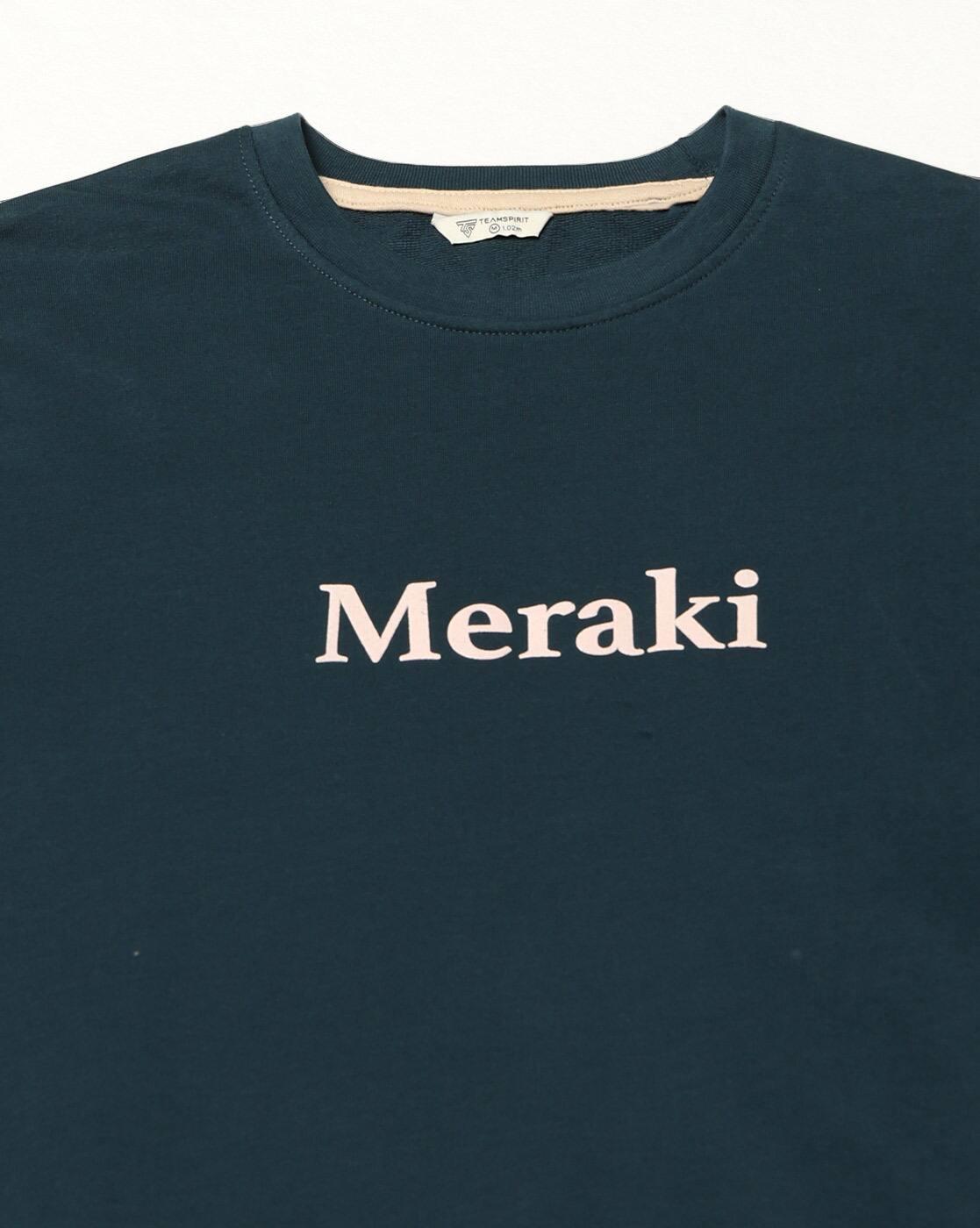 Men Back Printed Patch Detailed T-Shirt