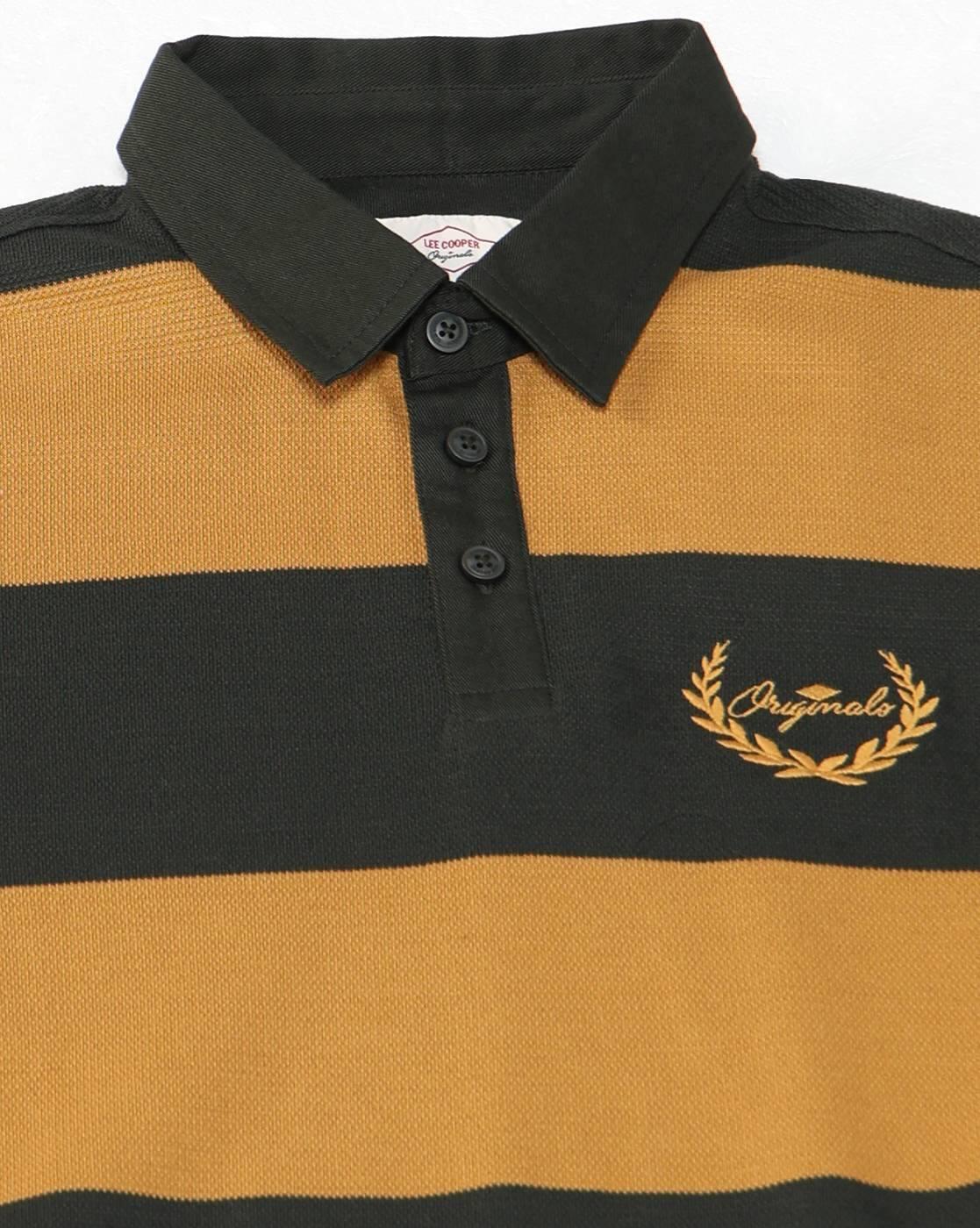 Men Striped Regular Fit Polo T-Shirt