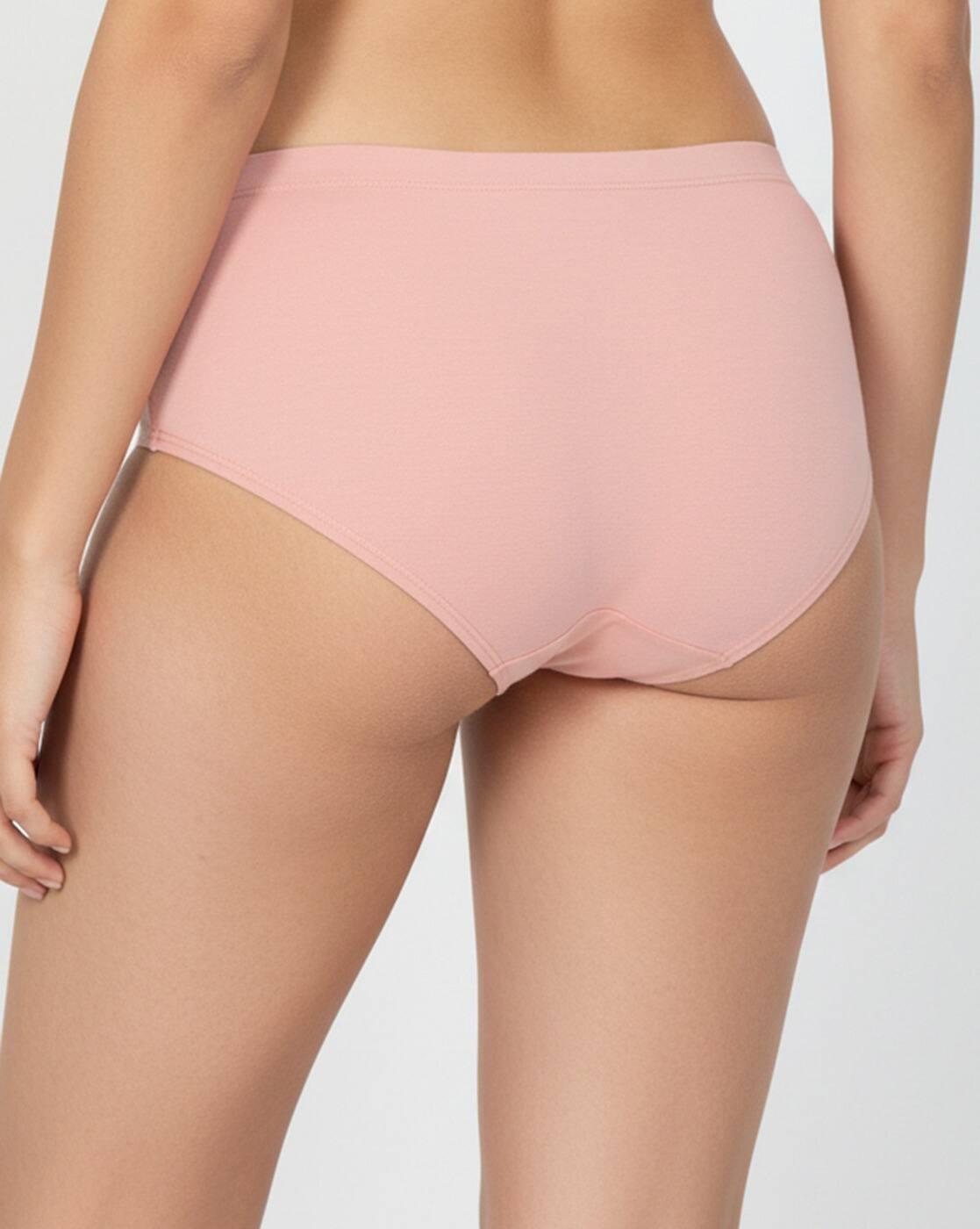 Pack Of 3 Low Rise Full Coverage Hipster Panties