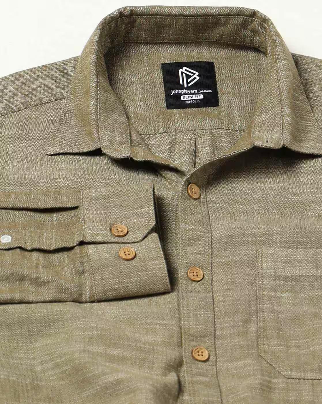 Men Slim Fit Cotton Shirt