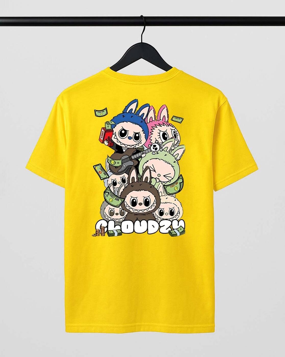 Men Graphic Print Regular Fit Crew-Neck T-Shirt