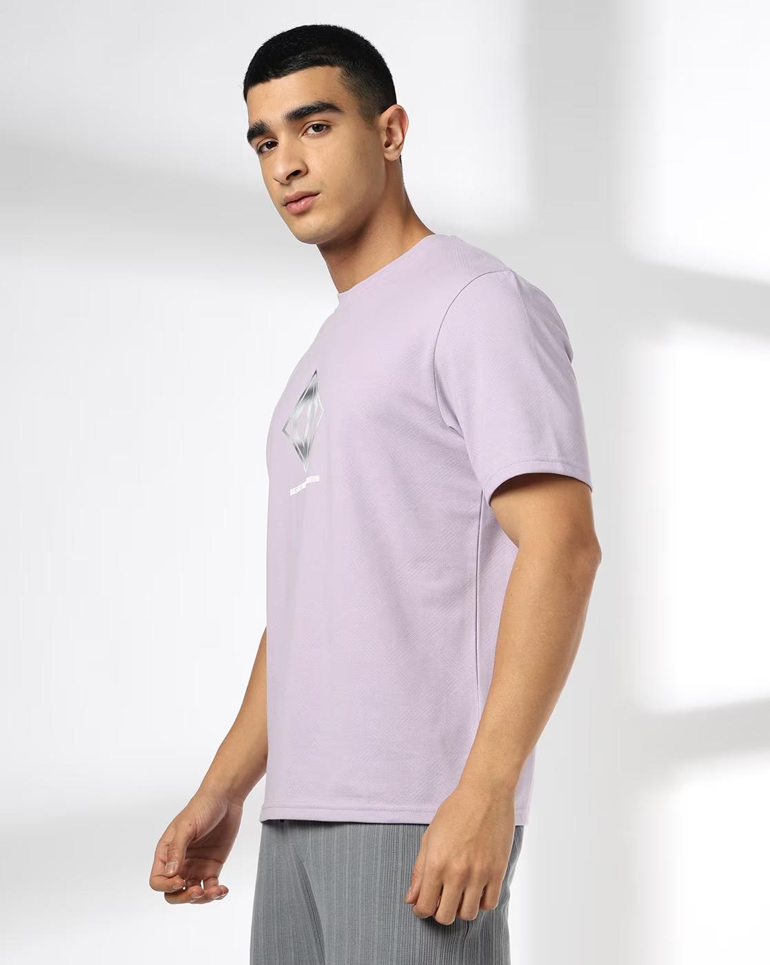 Men Graphic Print Regular Fit Crew-Neck T-Shirt