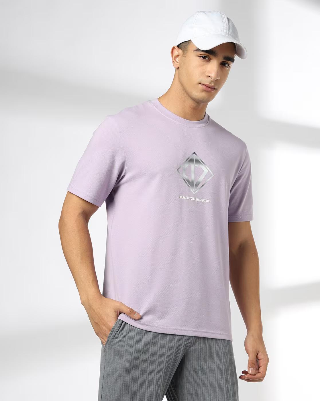 Men Graphic Print Regular Fit Crew-Neck T-Shirt