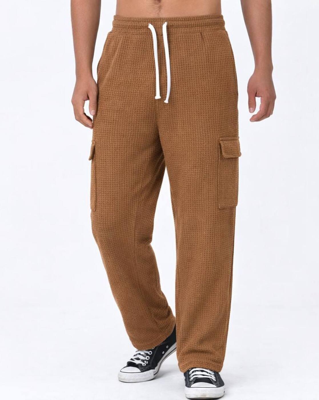 Men Relaxed Fit Mid-Rise Cargos