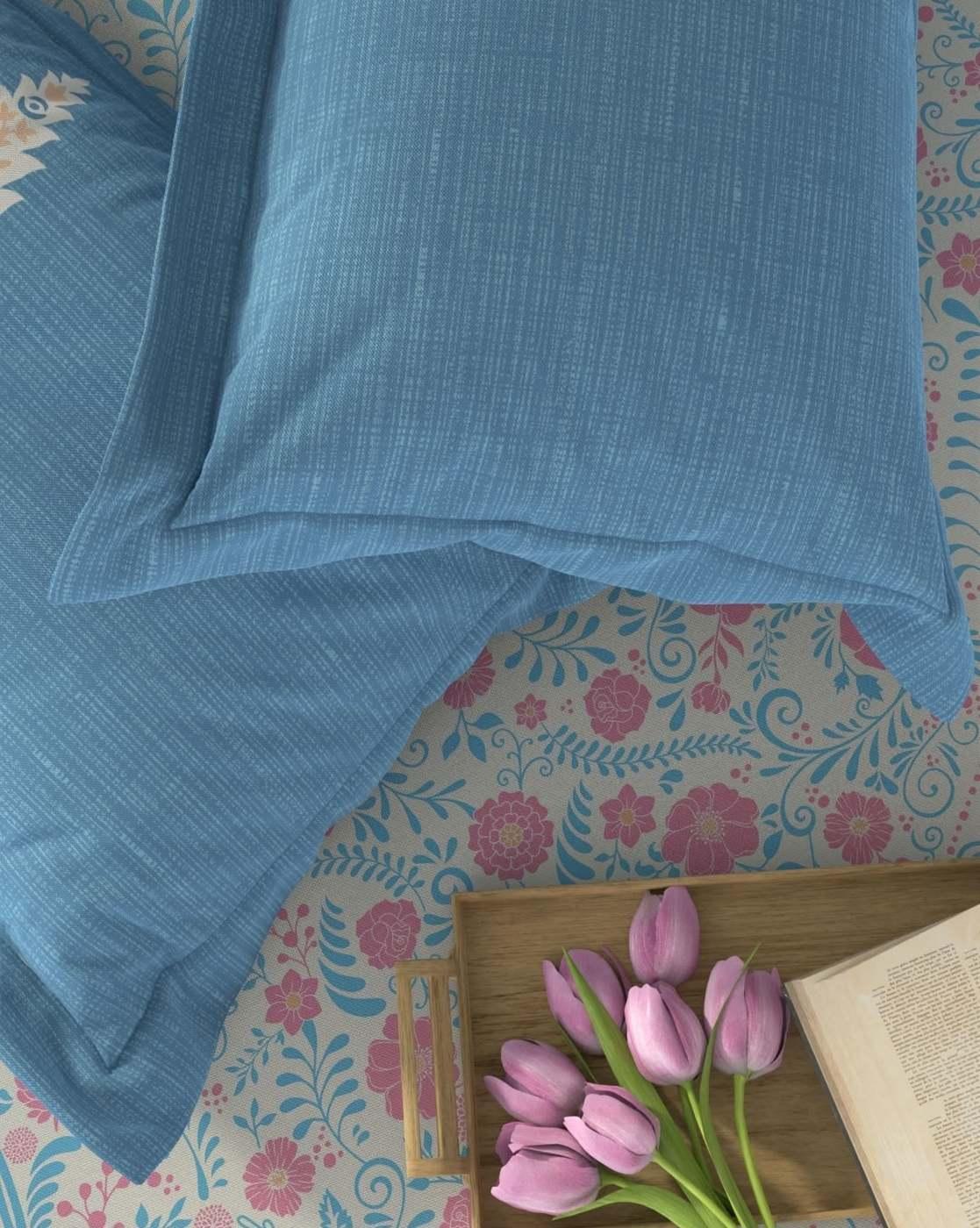 Cotton Printed Bedsheet with Pillow Cover