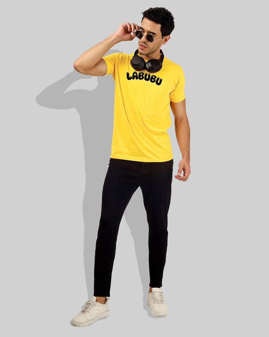 Men Graphic Print Regular Fit Crew-Neck T-Shirt