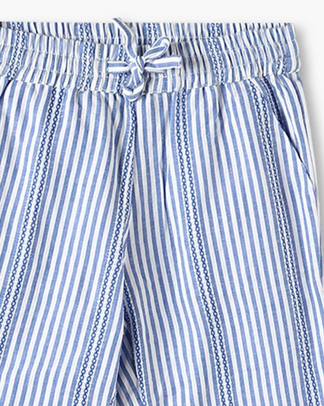 Striped Cotton 2-Piece Set