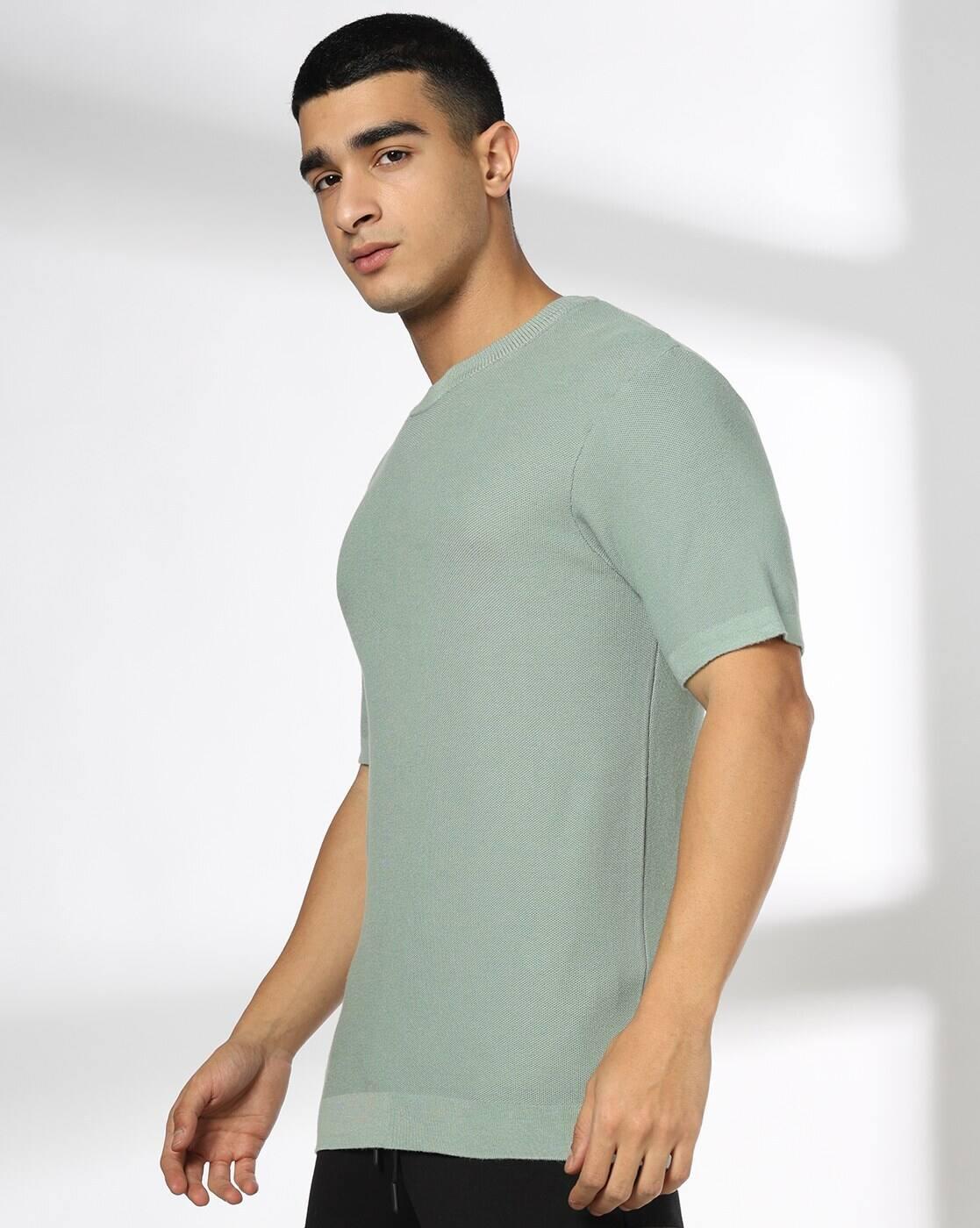 Men Regular Fit Crew-Neck T-Shirt
