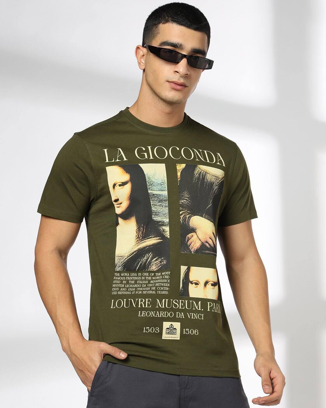 Men Graphic Print Regular Fit Crew-Neck T-Shirt