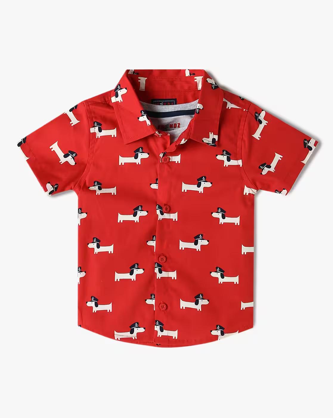 Printed Tailored Fit AOP Shirt