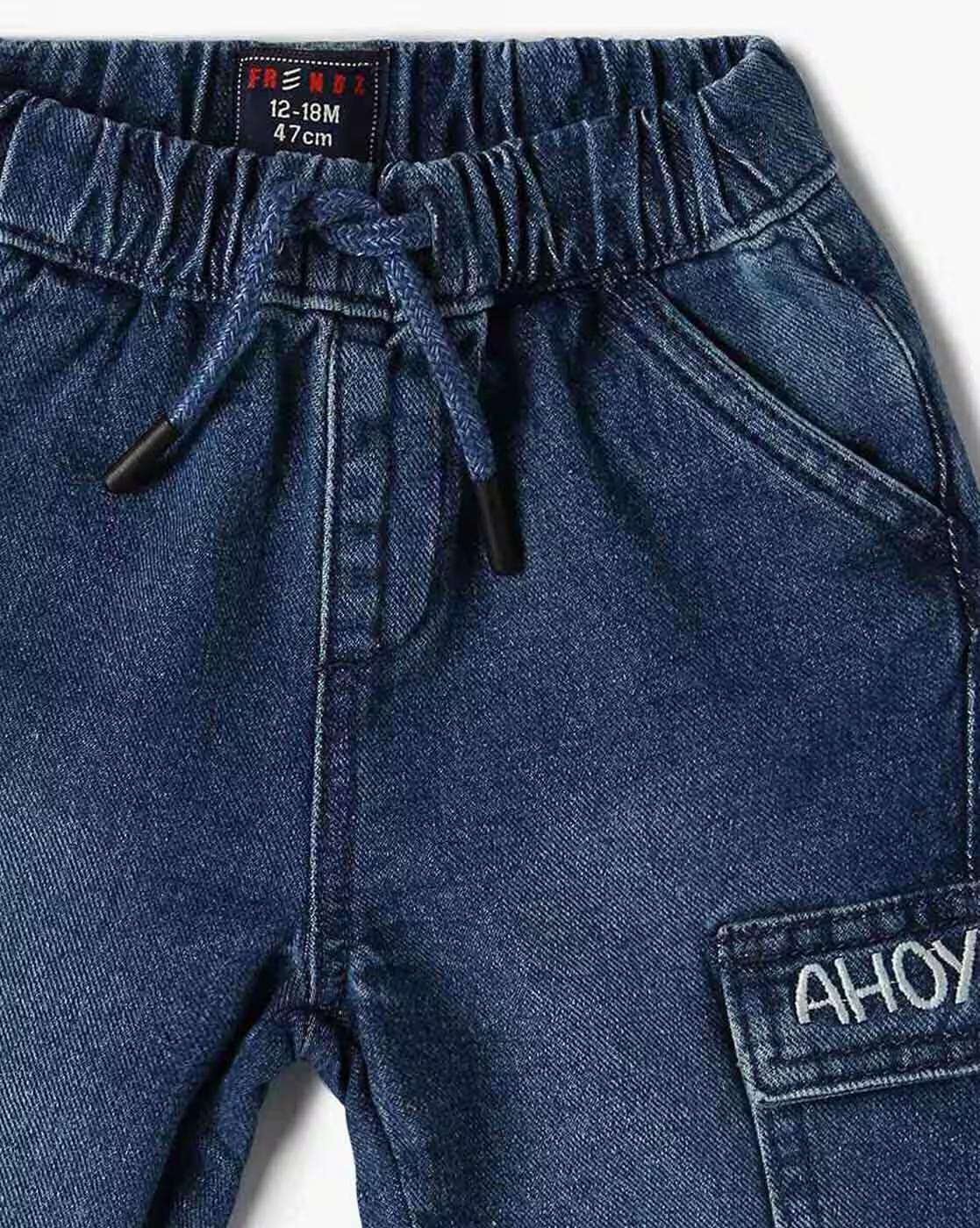 Reverse Applique Denim Jeans