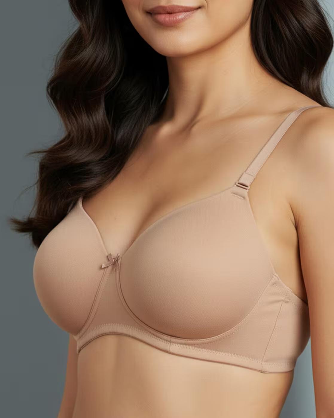 Padded Non-Wired 3/4Th Coverage T-Shirt Bra