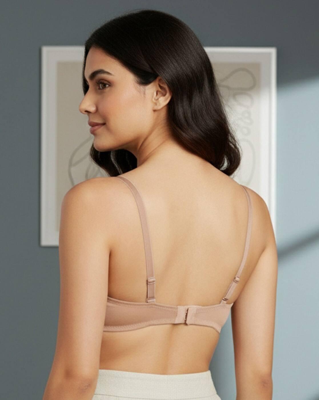 Padded Non-Wired 3/4Th Coverage T-Shirt Bra