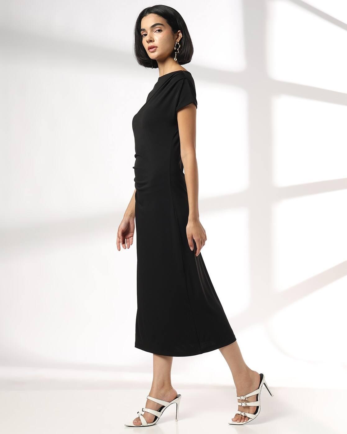 Women Ruched Sheath Dress