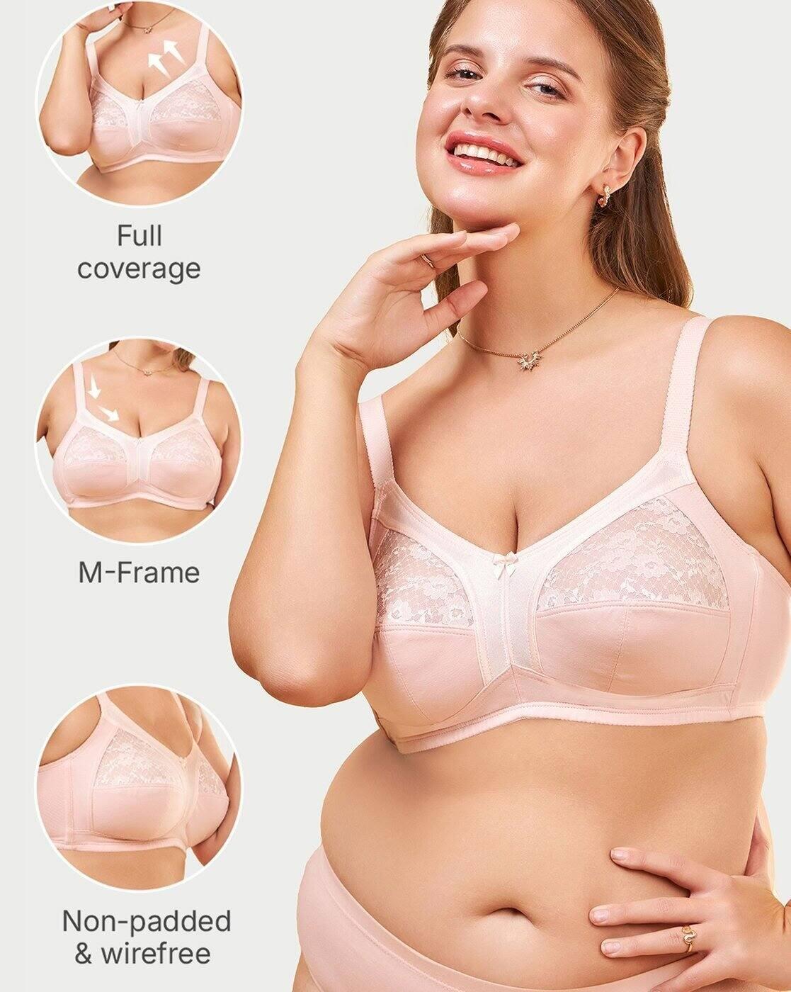Non-Padded Non-Wired Full-Coverage Bra