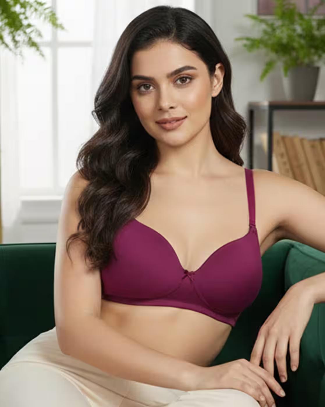 Padded Non-Wired 3/4Th Coverage T-Shirt Bra