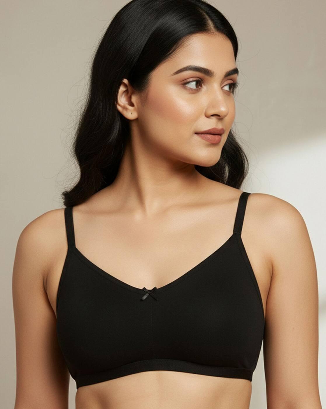 Rosaline Everyday Double Layered Non-Wired 3/4Th Coverage T-Shirt Bra