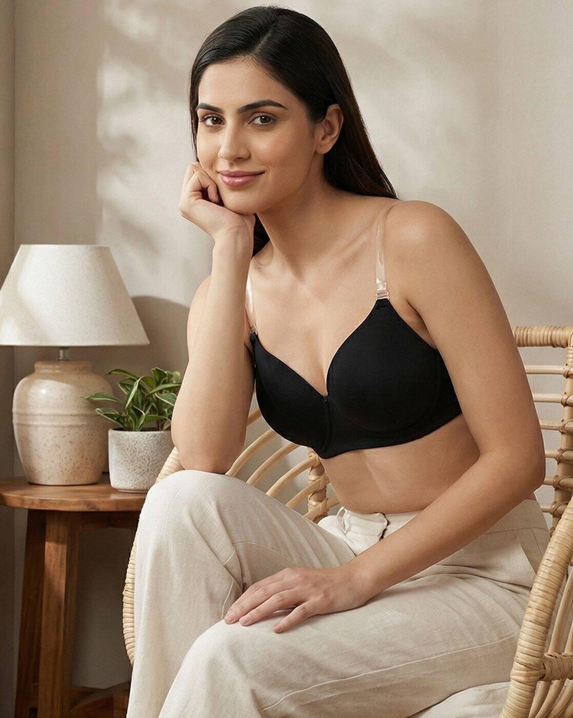 Basics Padded Non-Wired 3/4Th Coverage Backless Bra