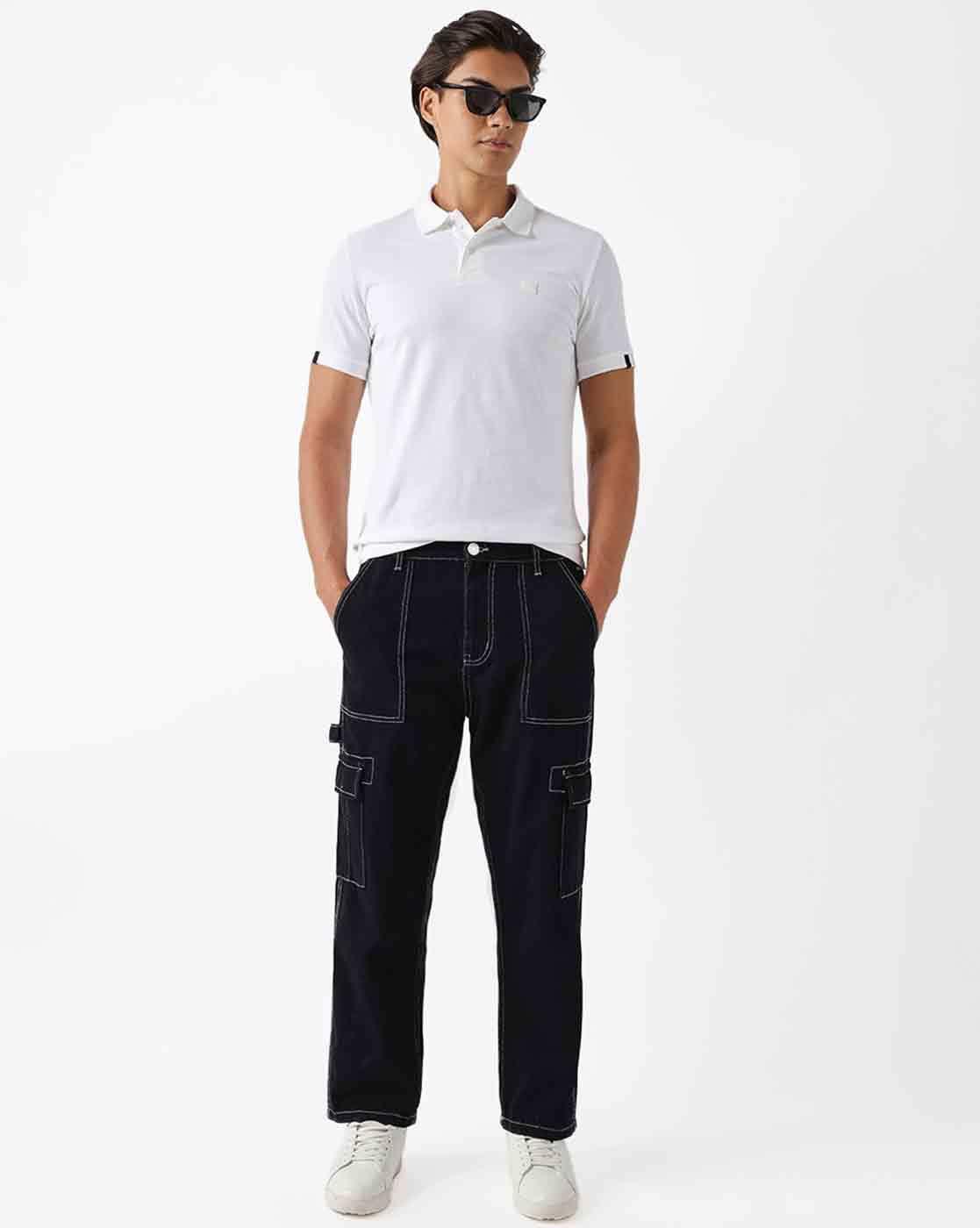 Men Cotton Slim Fit Polo T-Shirt